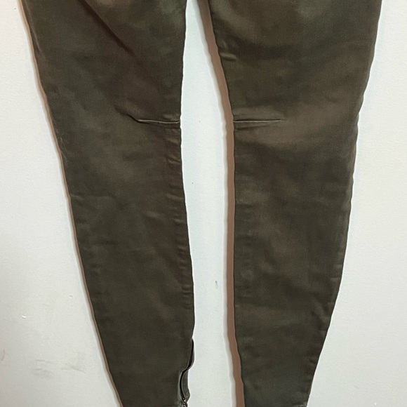 H & M Imperfection Green Jeans Sz 25 - Picture 9 of 10